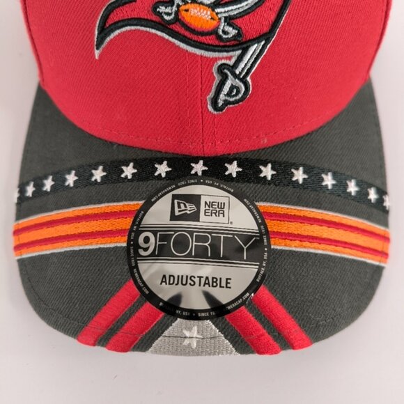 NWT Tampa Bay Buccaneers New Era 100t NFL Official 9Forty Adjustable Flex Hat - Picture 9 of 12